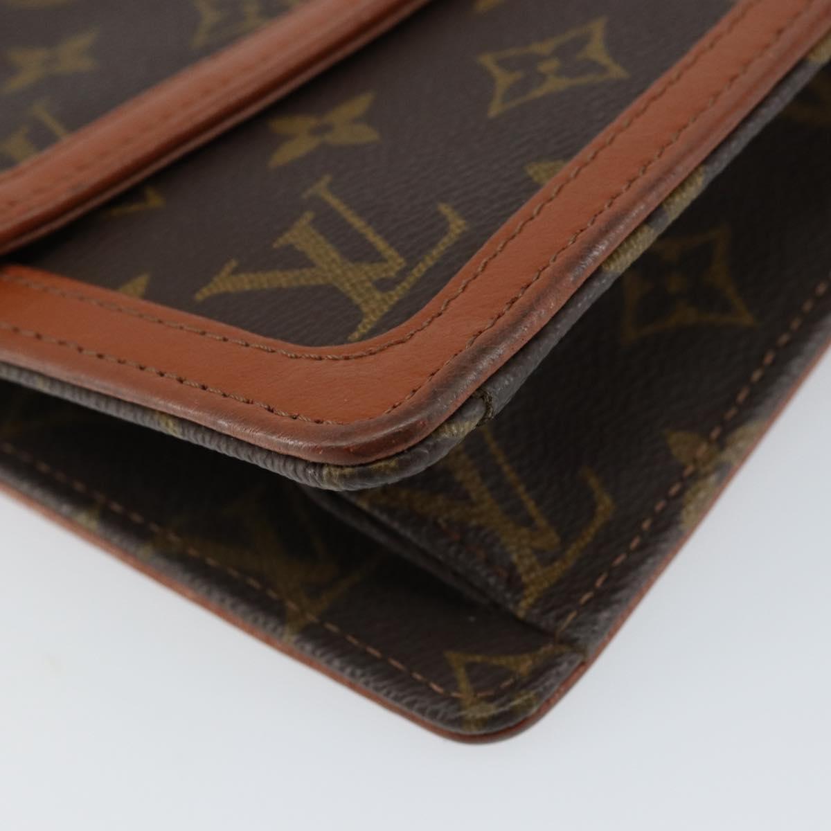 LOUIS VUITTON Monogram Pochette Dam GM Clutch Bag M51810 LV Auth ep11197