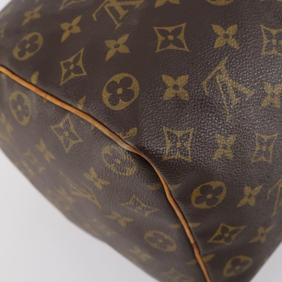 LOUIS VUITTON Monogram Speedy 35 Hand Bag M41524 LV Auth ep11207