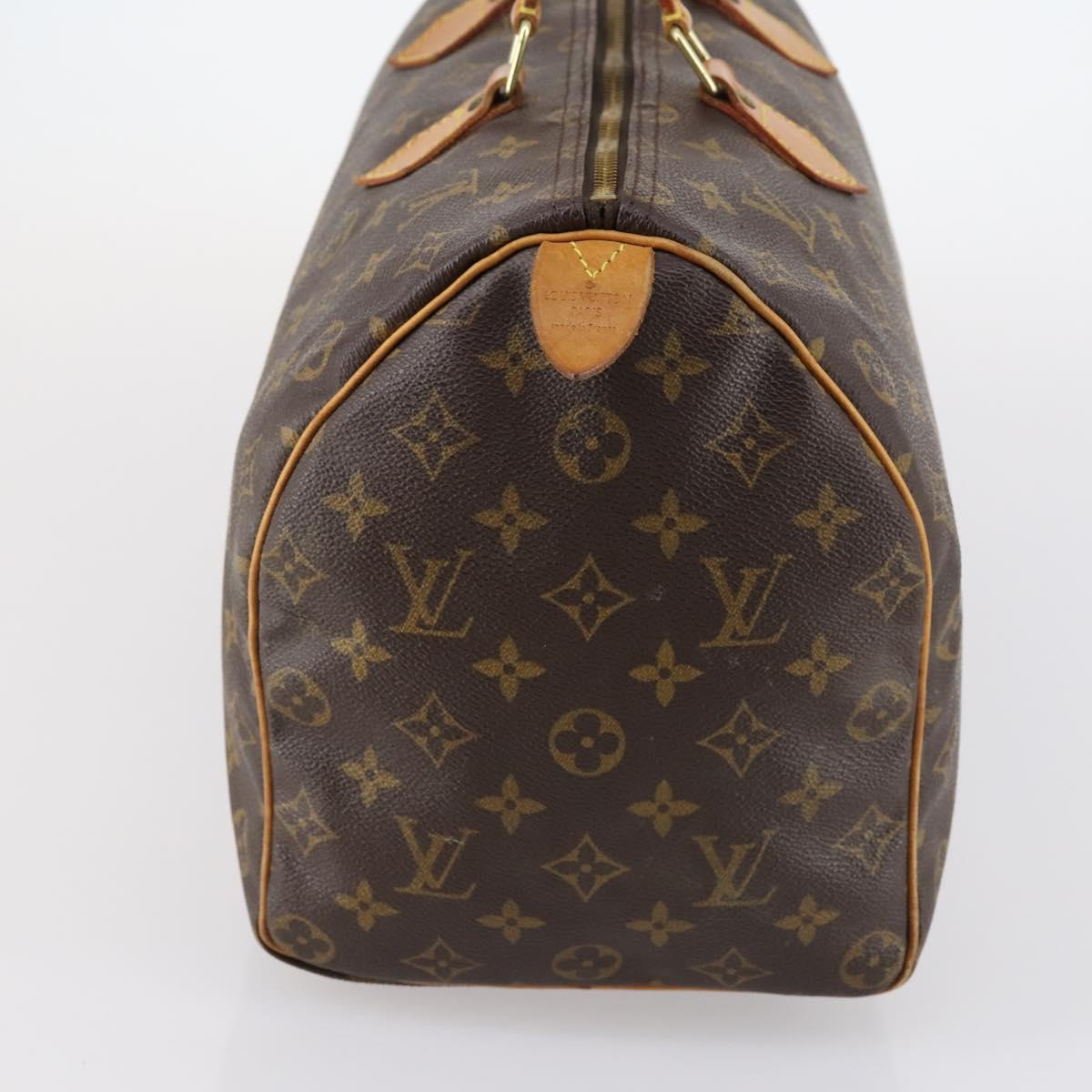 LOUIS VUITTON Monogram Speedy 35 Hand Bag M41524 LV Auth ep11207