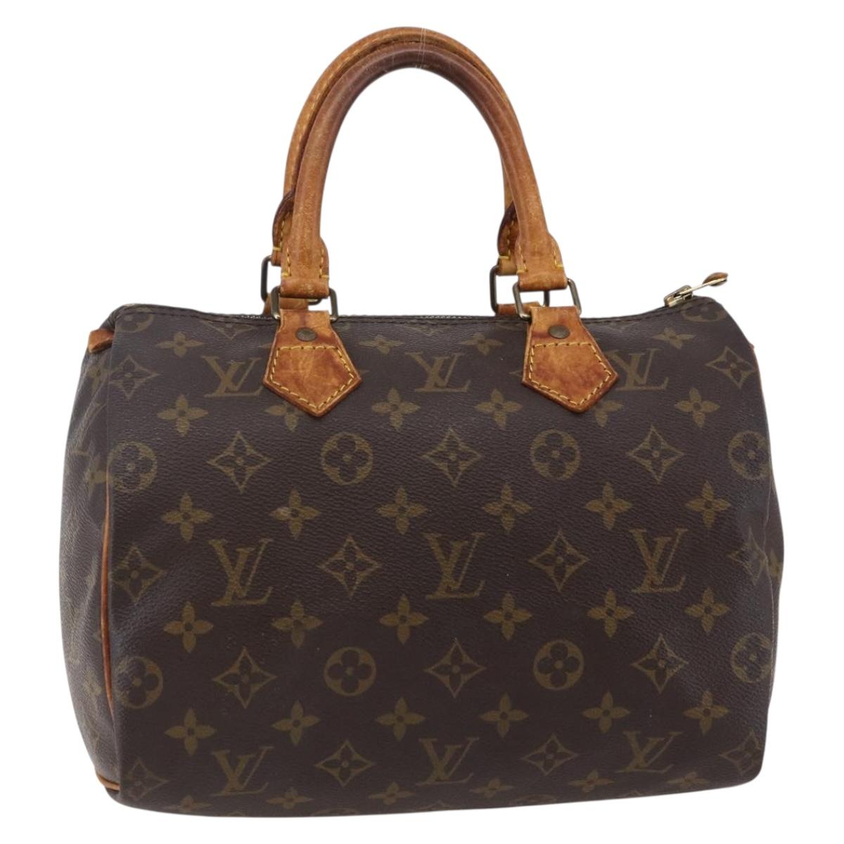 LOUIS VUITTON Monogram Speedy 25 Hand Bag M41528 LV Auth ep11208