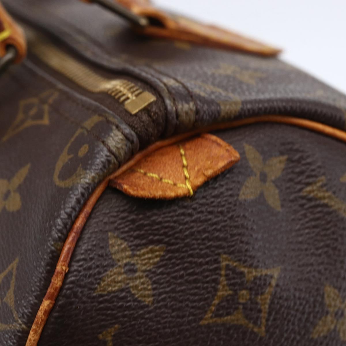 LOUIS VUITTON Monogram Speedy 25 Hand Bag M41528 LV Auth ep11208