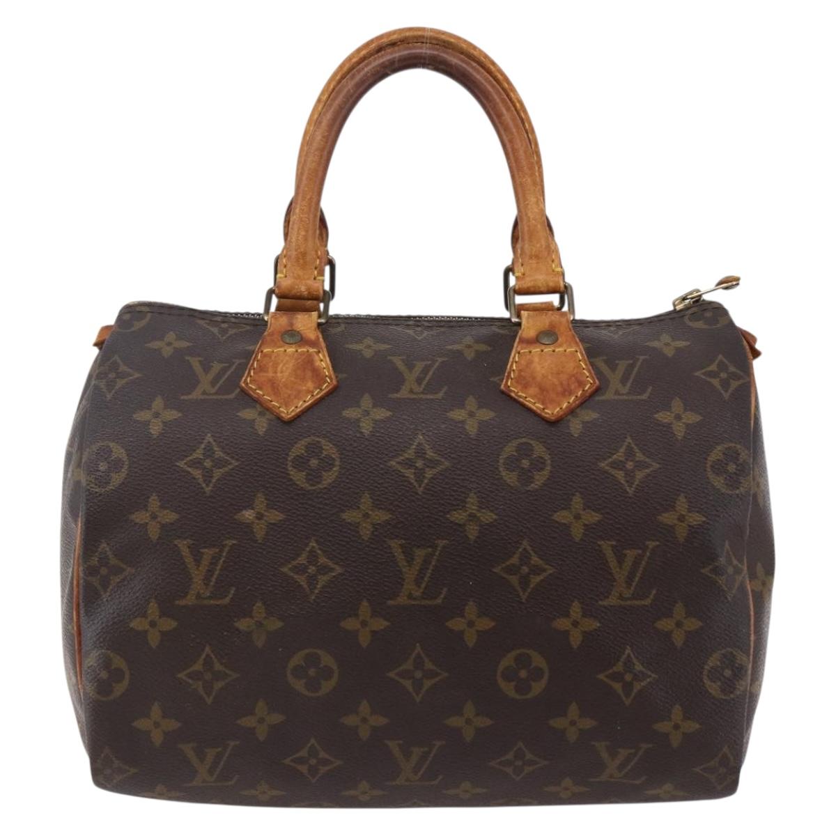 LOUIS VUITTON Monogram Speedy 25 Hand Bag M41528 LV Auth ep11208