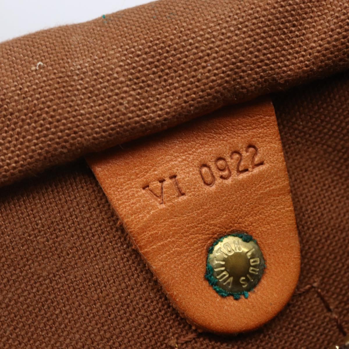 LOUIS VUITTON Monogram Speedy 25 Hand Bag M41528 LV Auth ep11208