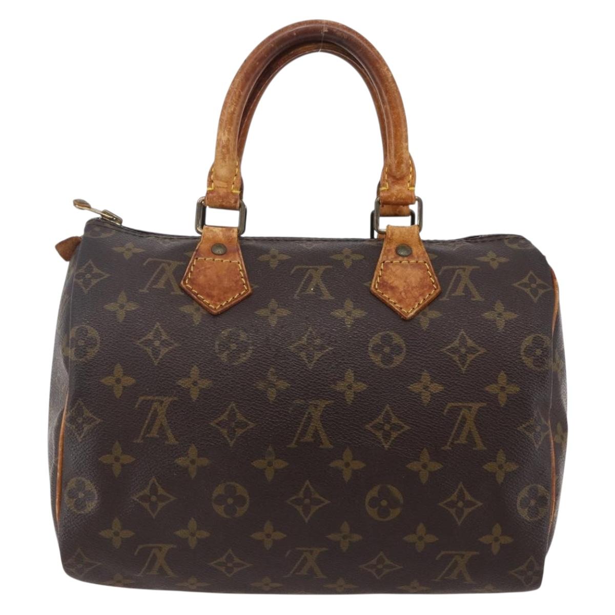 LOUIS VUITTON Monogram Speedy 25 Hand Bag M41528 LV Auth ep11208