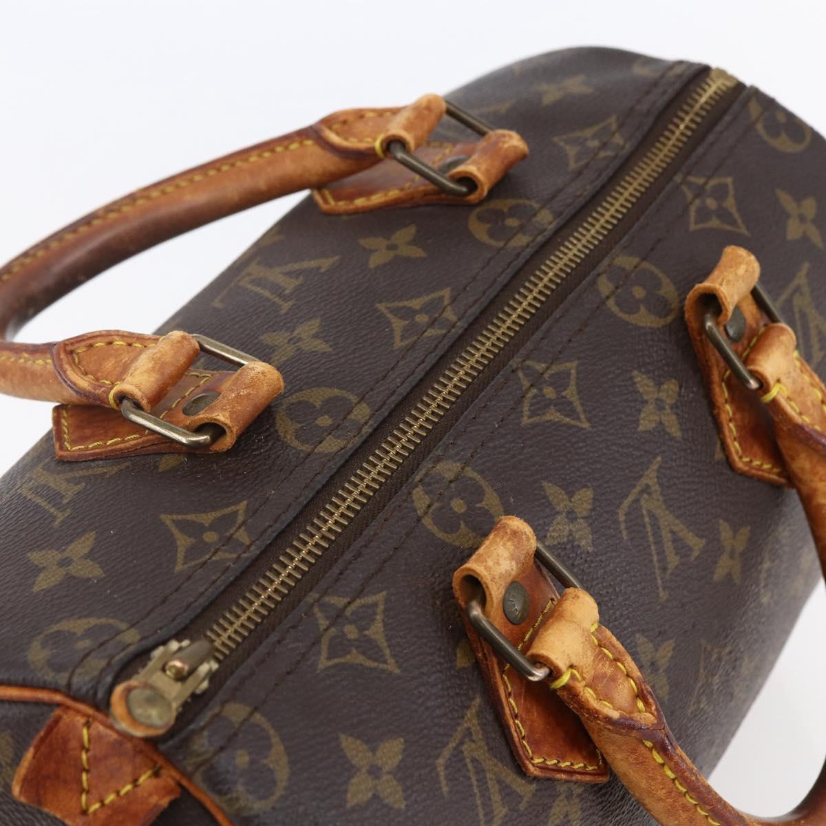 LOUIS VUITTON Monogram Speedy 25 Hand Bag M41528 LV Auth ep11208
