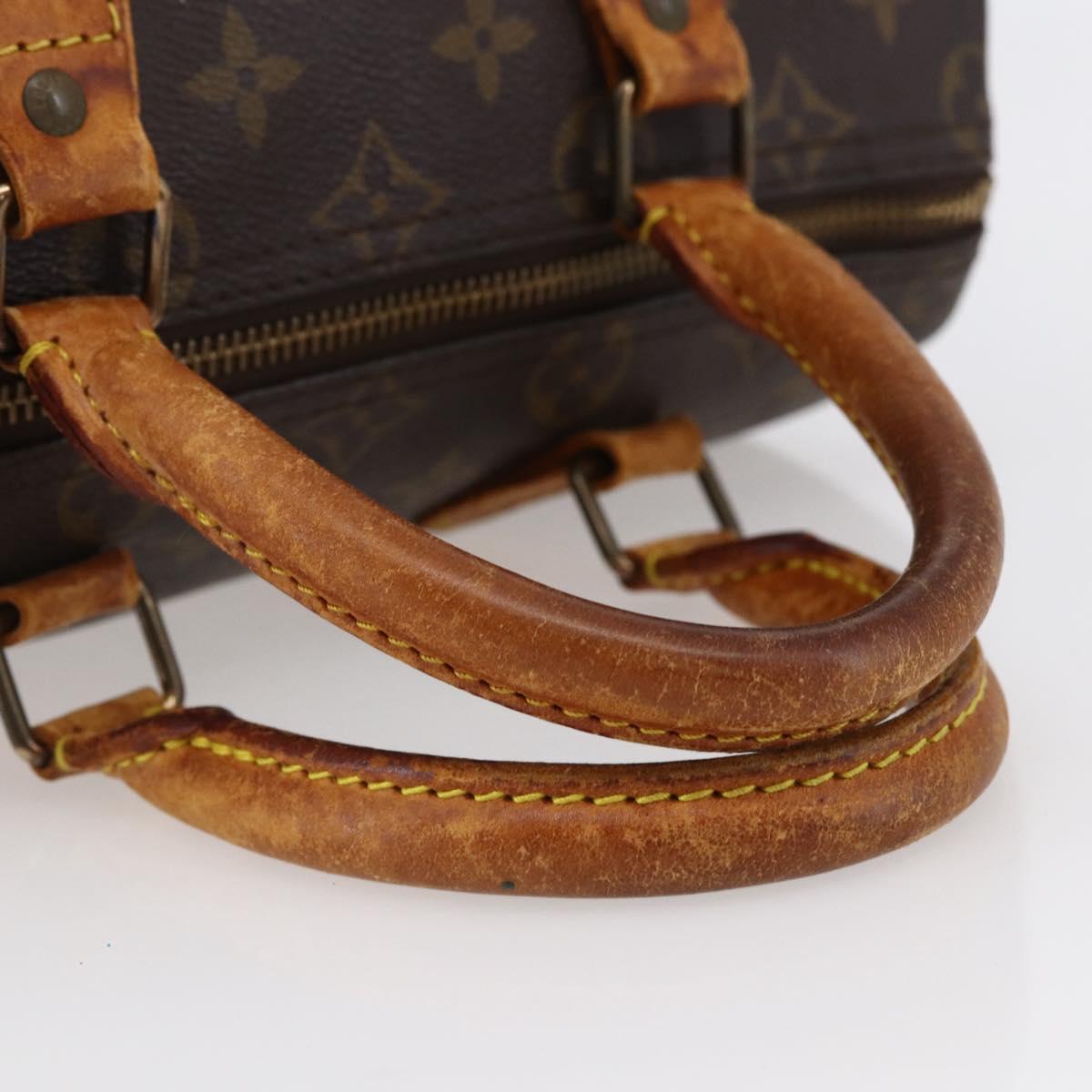 LOUIS VUITTON Monogram Speedy 25 Hand Bag M41528 LV Auth ep11208