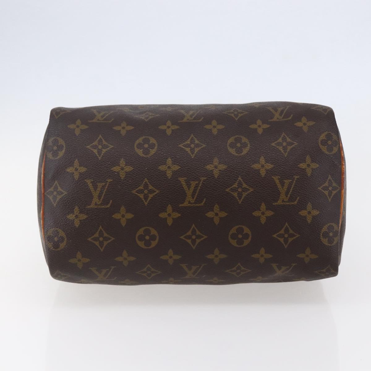 LOUIS VUITTON Monogram Speedy 25 Hand Bag M41528 LV Auth ep11208