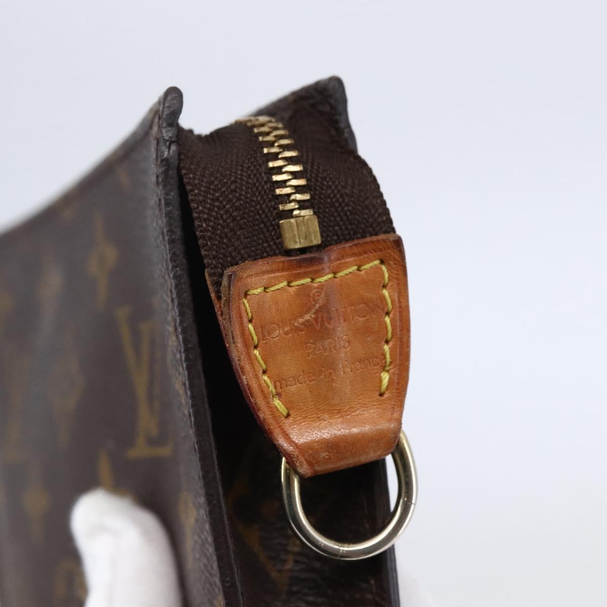 LOUIS VUITTON Monogram Bucket PM Accessory Pouch LV Auth ep11211