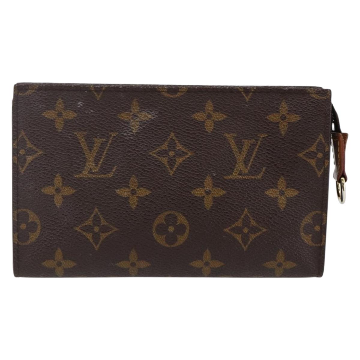 LOUIS VUITTON Monogram Bucket PM Accessory Pouch LV Auth ep11211