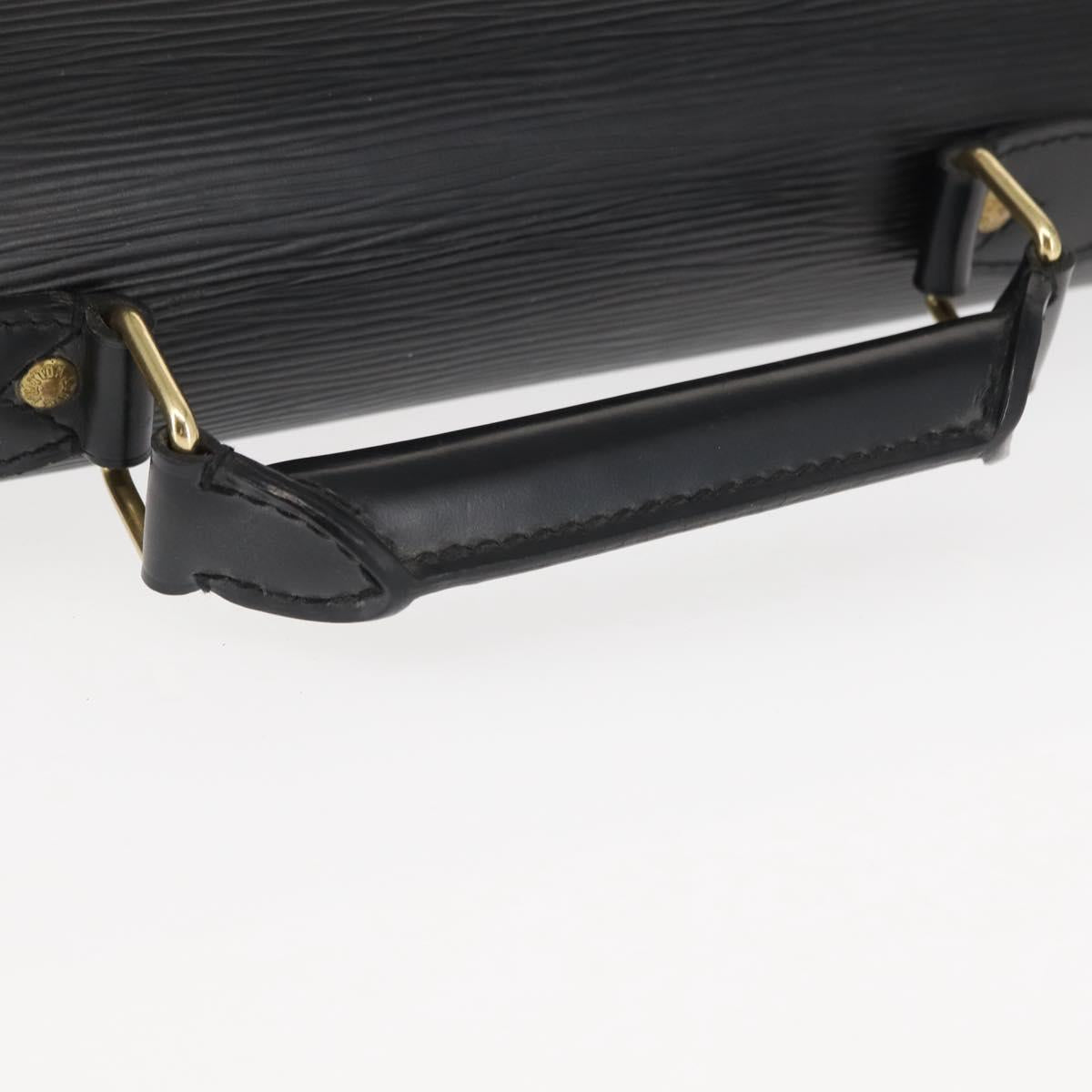 LOUIS VUITTON Epi Serviette Conseiller Business Bag Black M54422 LV Auth ep11214