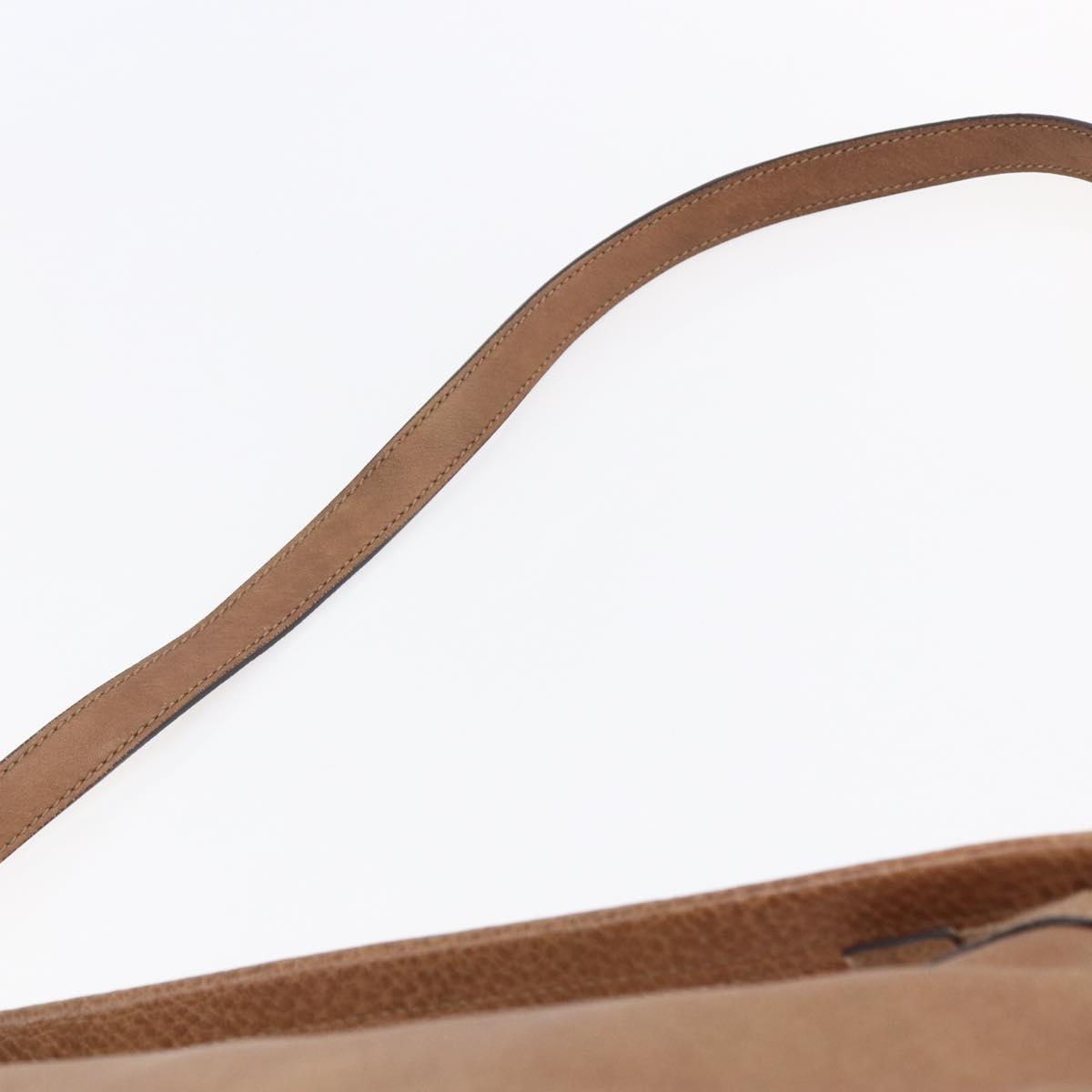 GUCCI Miss GG Hand Bag Leather 2way Brown Silver 326514 Auth ep11215