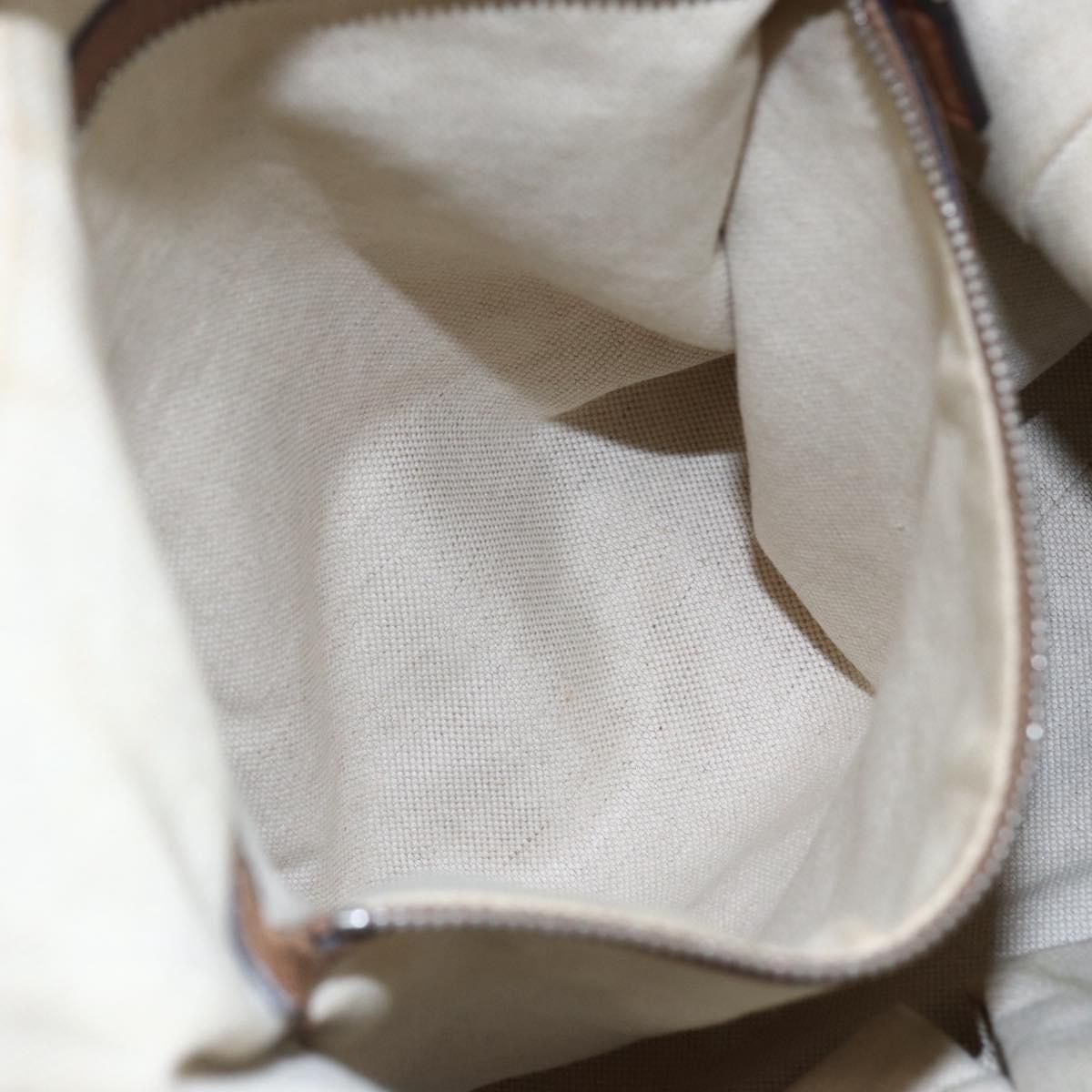 GUCCI Miss GG Hand Bag Leather 2way Brown Silver 326514 Auth ep11215