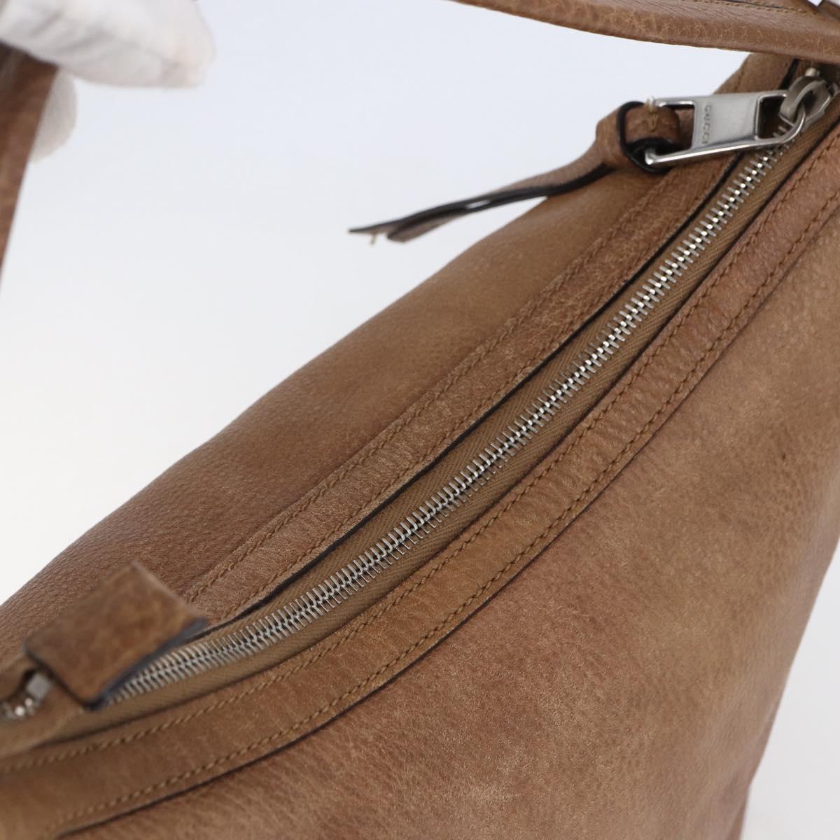 GUCCI Miss GG Hand Bag Leather 2way Brown Silver 326514 Auth ep11215