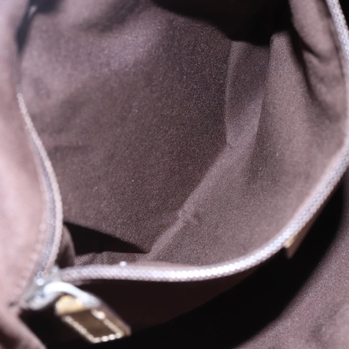 GUCCI GG Canvas Shoulder Bag Beige Gold 145857 Auth ep11216