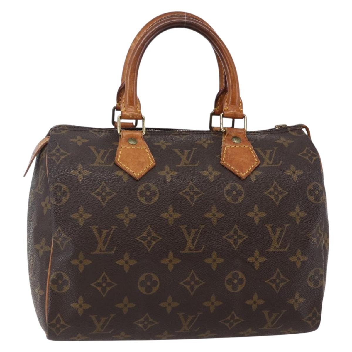 LOUIS VUITTON Monogram Speedy 25 Hand Bag M41528 LV Auth ep11218