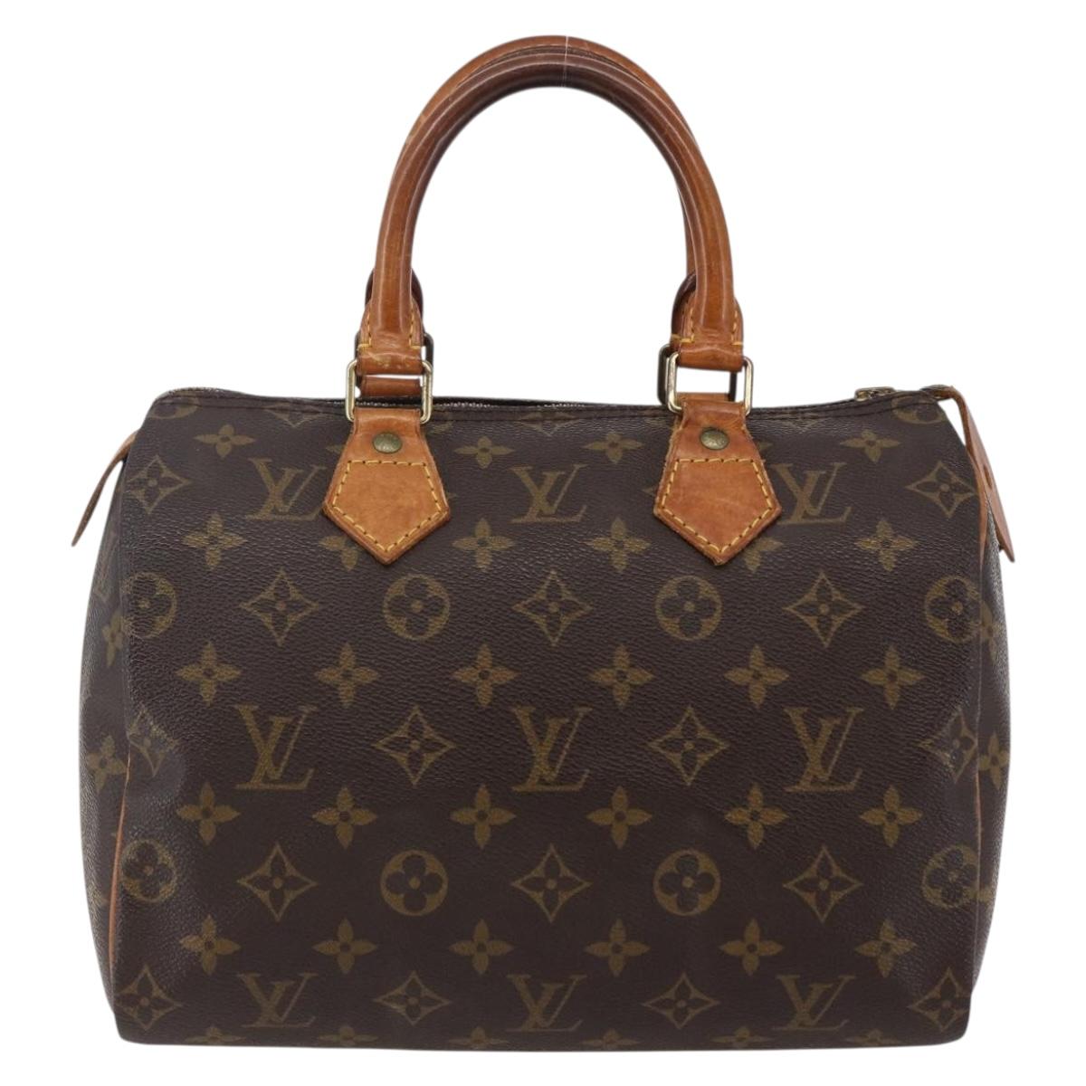 LOUIS VUITTON Monogram Speedy 25 Hand Bag M41528 LV Auth ep11218