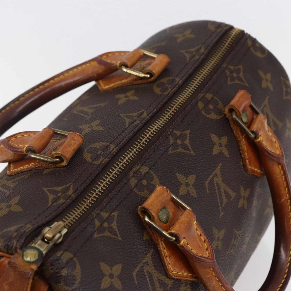LOUIS VUITTON Monogram Speedy 25 Hand Bag M41528 LV Auth ep11218