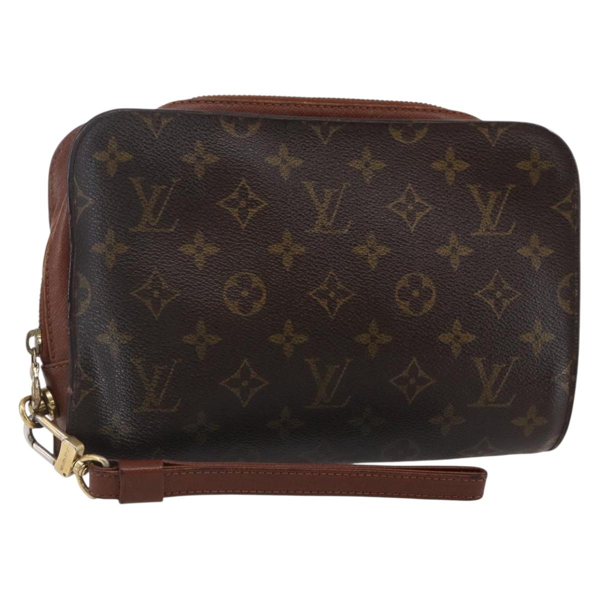 LOUIS VUITTON Monogram Orsay Clutch Bag M51790 LV Auth ep11222