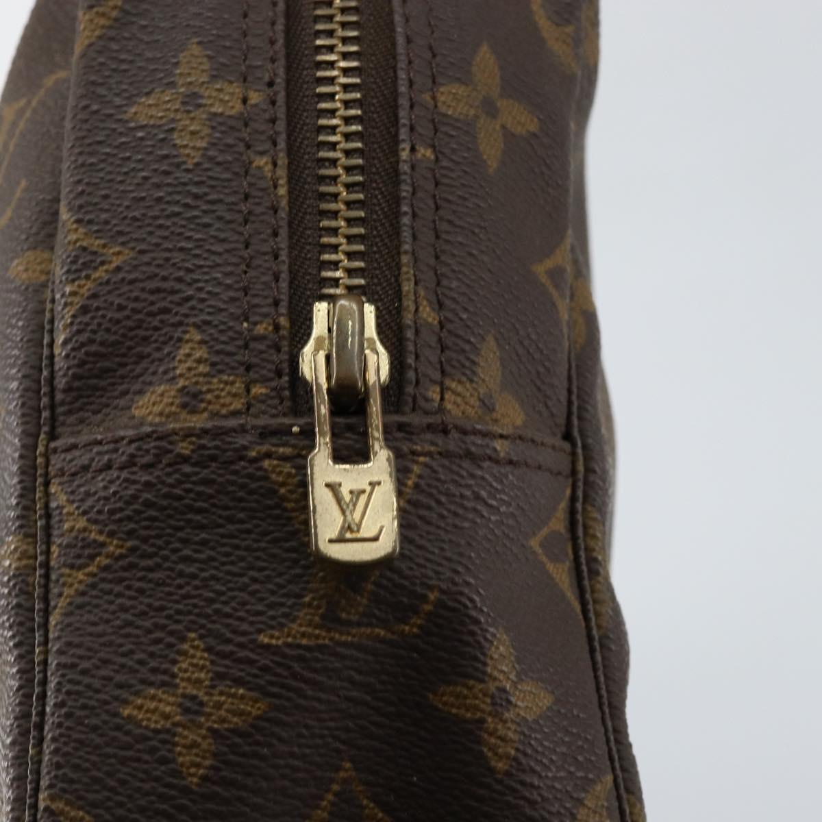 LOUIS VUITTON Monogram Trousse Toilette 28 Clutch Bag M47522 LV Auth ep11229