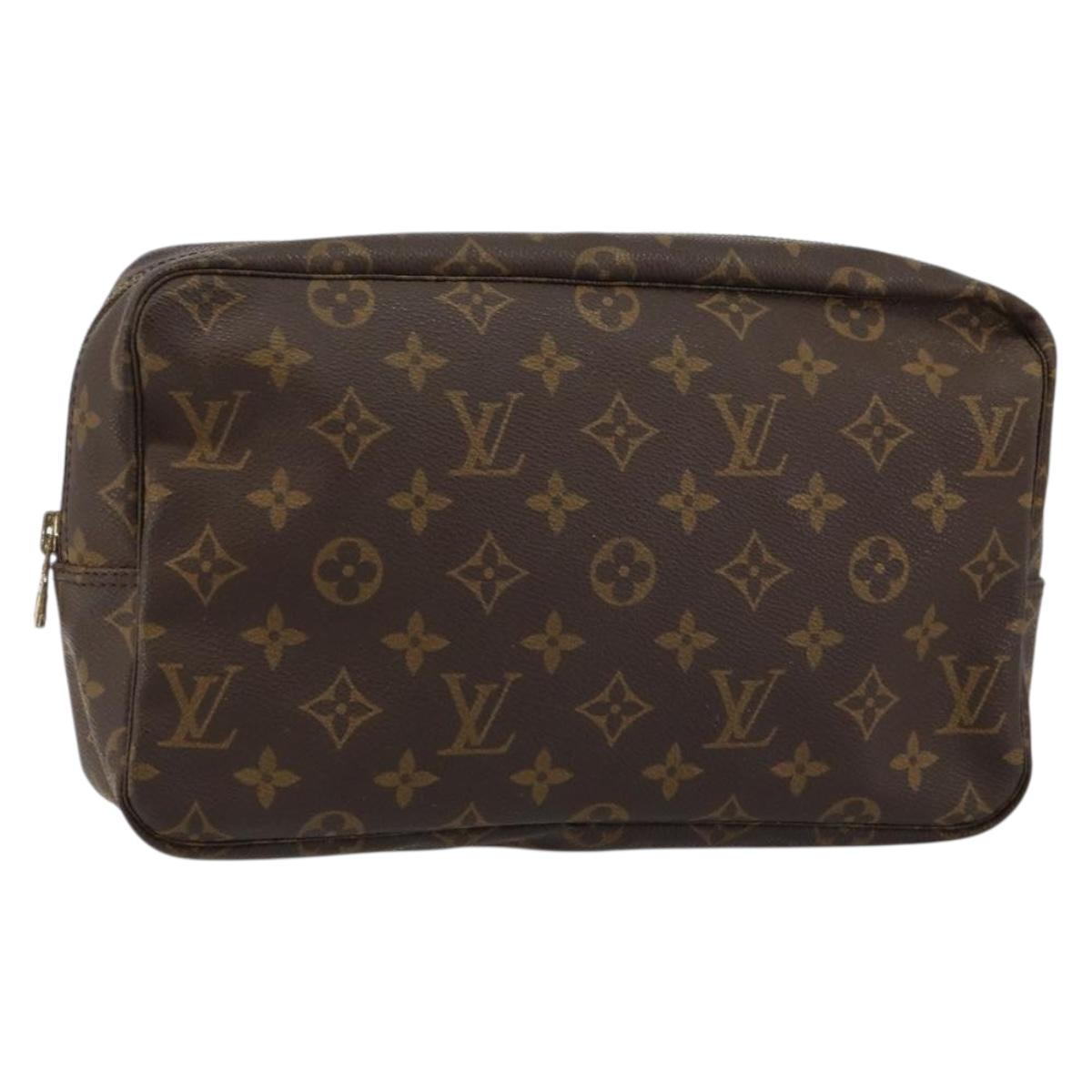 LOUIS VUITTON Monogram Trousse Toilette 28 Clutch Bag M47522 LV Auth ep11229
