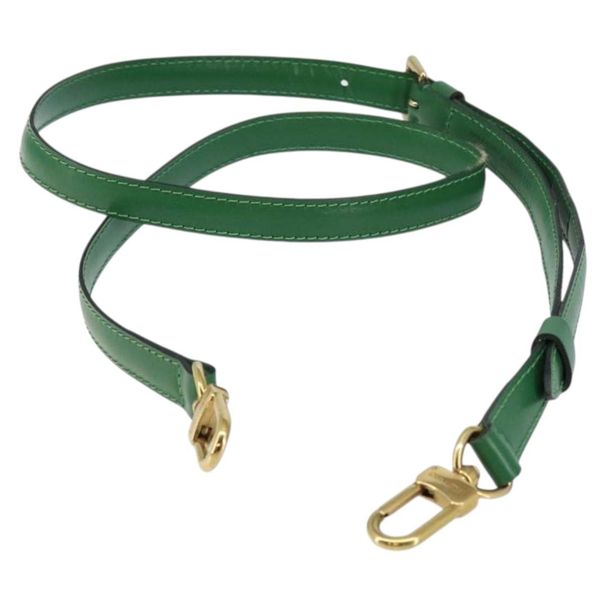 LOUIS VUITTON Epi Adjustable Shoulder Strap 37""-43.7"" Green LV Auth ep11231