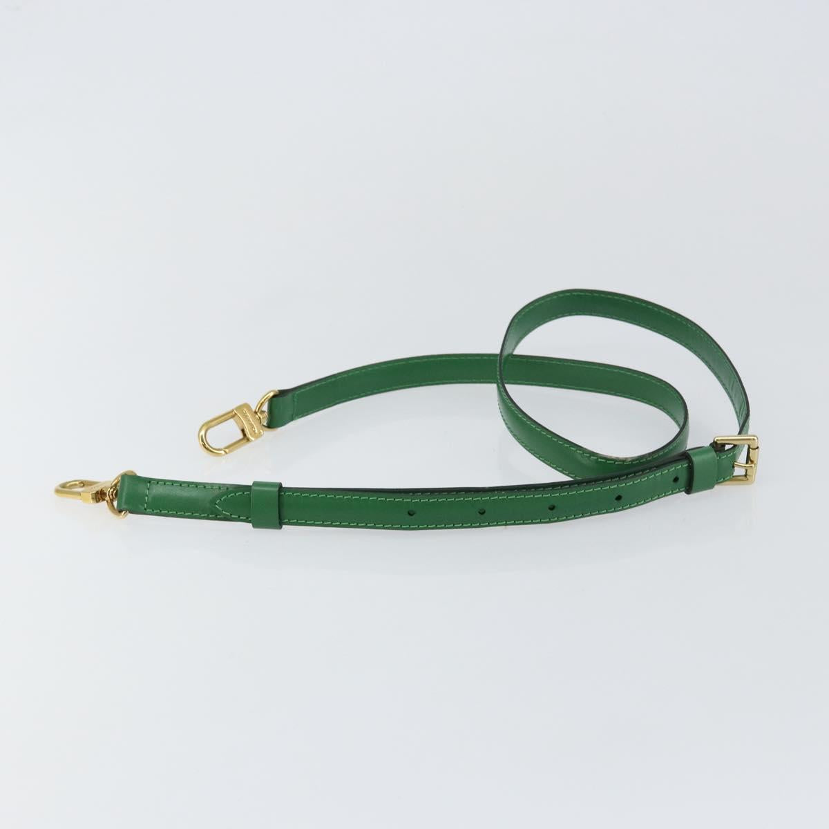 LOUIS VUITTON Epi Adjustable Shoulder Strap 37""-43.7"" Green LV Auth ep11231