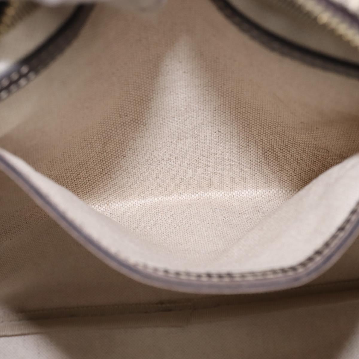 GUCCI GG Supreme Shoulder Bag PVC Beige Gold 201448 Auth ep11234