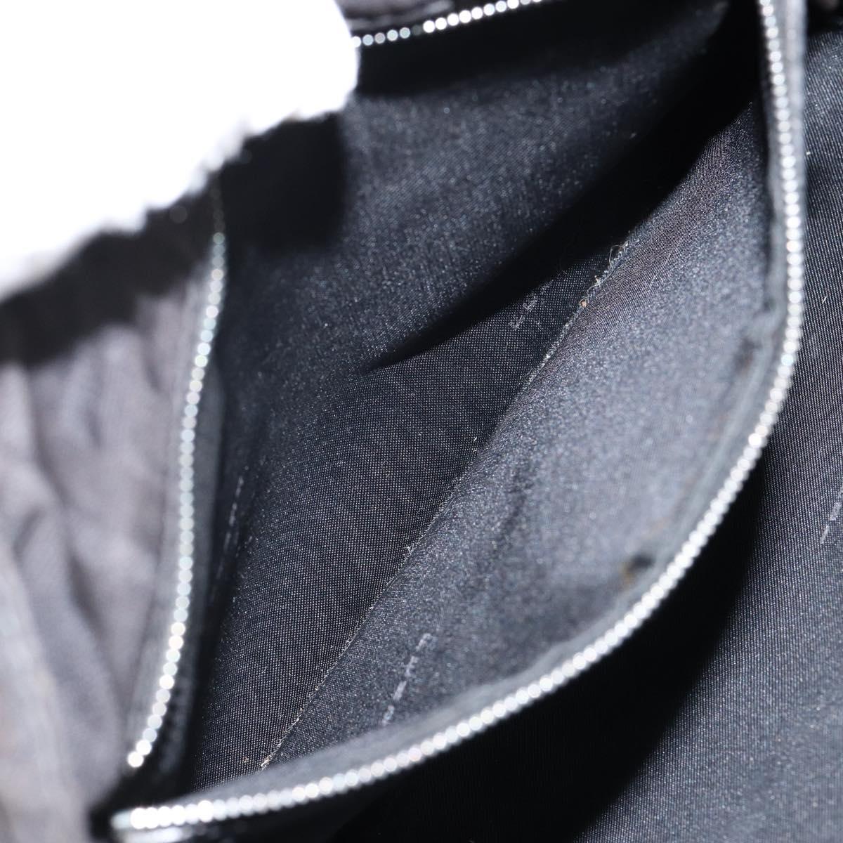 FENDI Zucca Canvas Hand Bag Black Auth ep11239