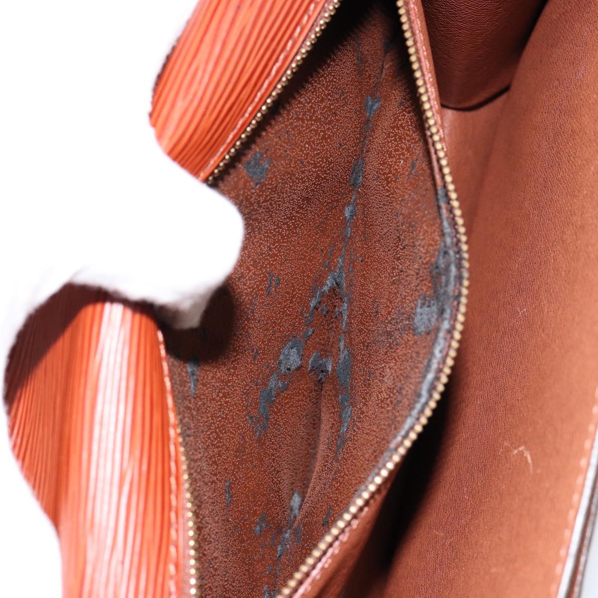 LOUIS VUITTON Epi Monceau 28 Hand Bag Brown M52123 LV Auth ep11246