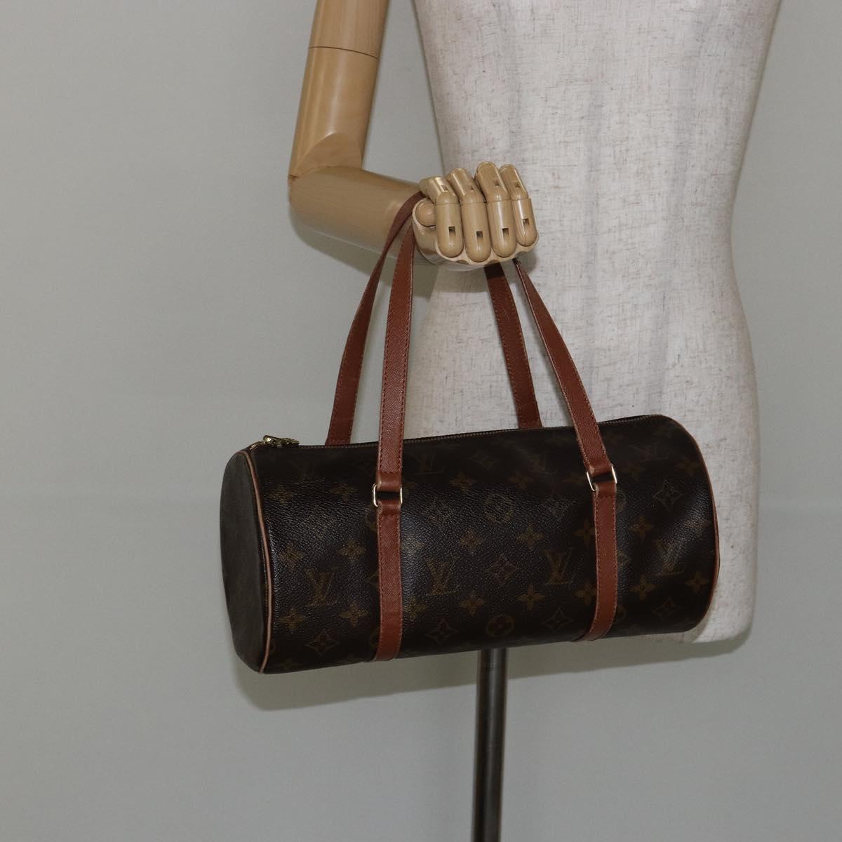 LOUIS VUITTON Monogram Papillon 30 Hand Bag M51385 LV Auth ep11247