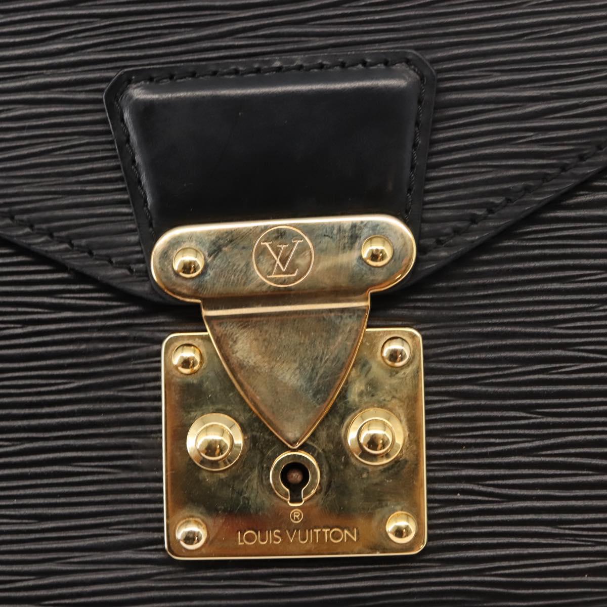 LOUIS VUITTON Epi Monceau 28 Hand Bag Black M52122 LV Auth ep11252