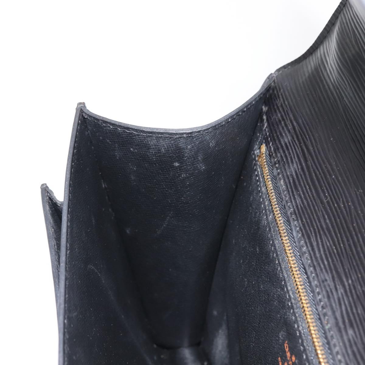 LOUIS VUITTON Epi Monceau 28 Hand Bag Black M52122 LV Auth ep11252