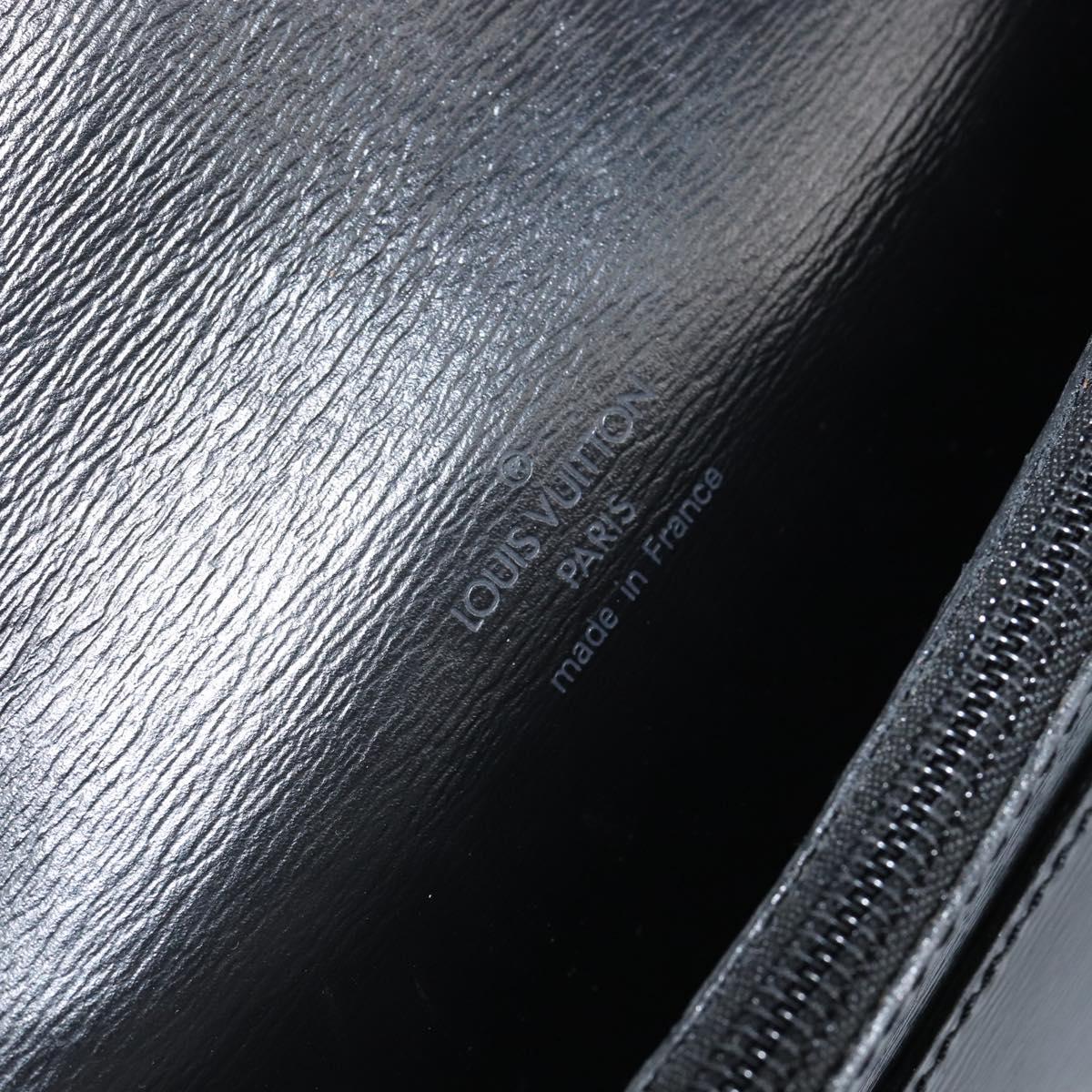 LOUIS VUITTON Epi Pochette Ceinture Waist Bag Black M52602 LV Auth ep11253