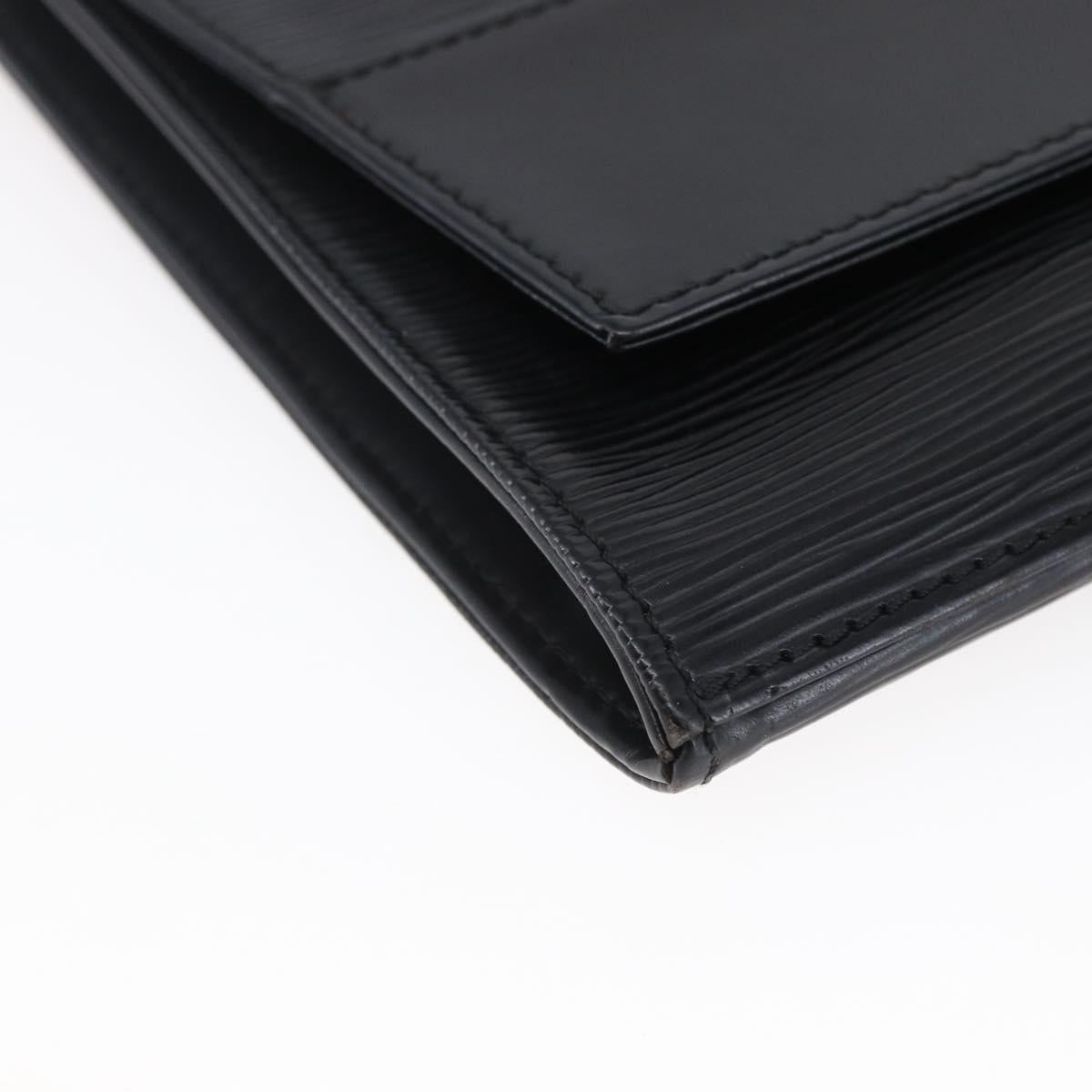 LOUIS VUITTON Epi Jena Clutch Bag Black M52722 LV Auth ep11254