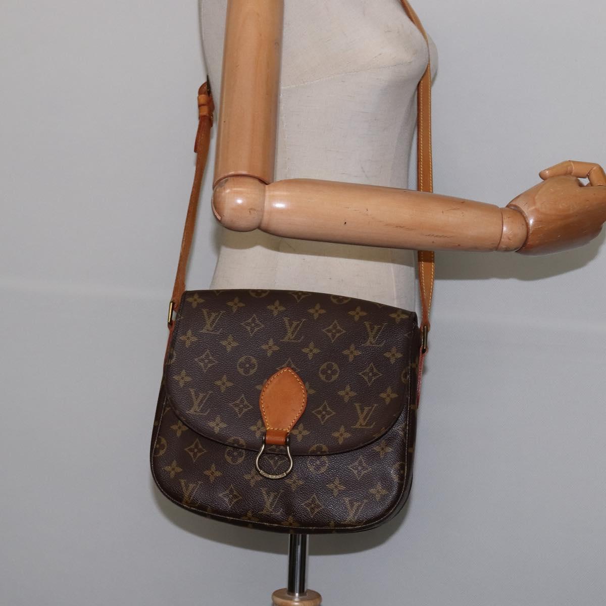 LOUIS VUITTON Monogram Saint Cloud GM Shoulder Bag M51242 LV Auth ep11266