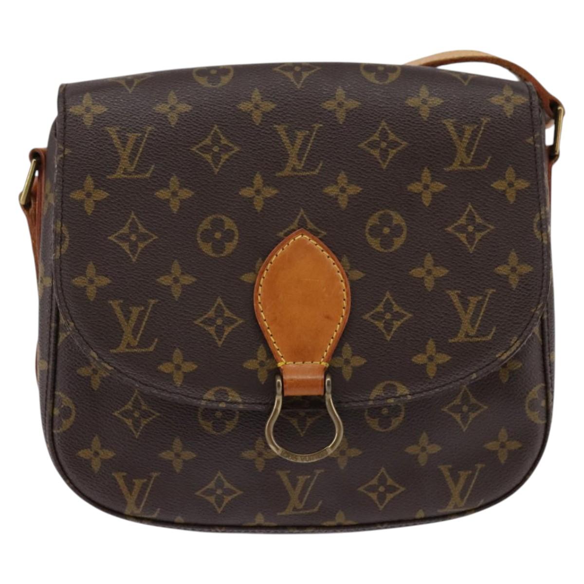 LOUIS VUITTON Monogram Saint Cloud GM Shoulder Bag M51242 LV Auth ep11266