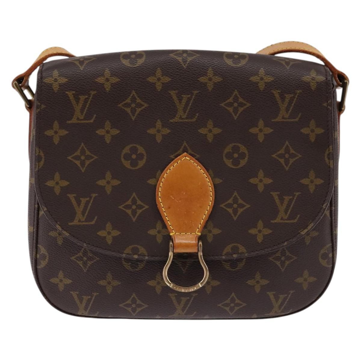 LOUIS VUITTON Monogram Saint Cloud GM Shoulder Bag M51242 LV Auth ep11278