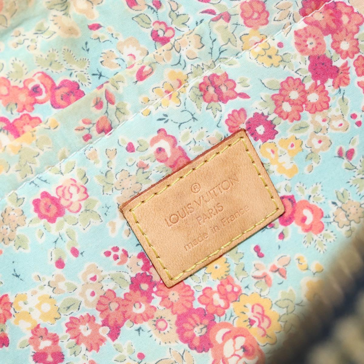 LOUIS VUITTON Monogram Denim Pouch Shoulder Bag Blue M95382 LV Auth ep11281