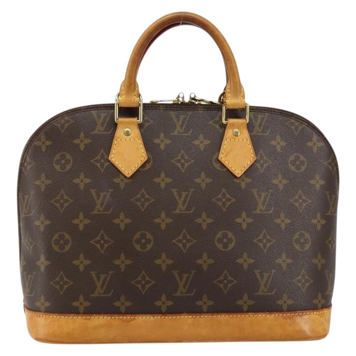 LOUIS VUITTON Monogram Alma Hand Bag M51130 LV Auth ep11282