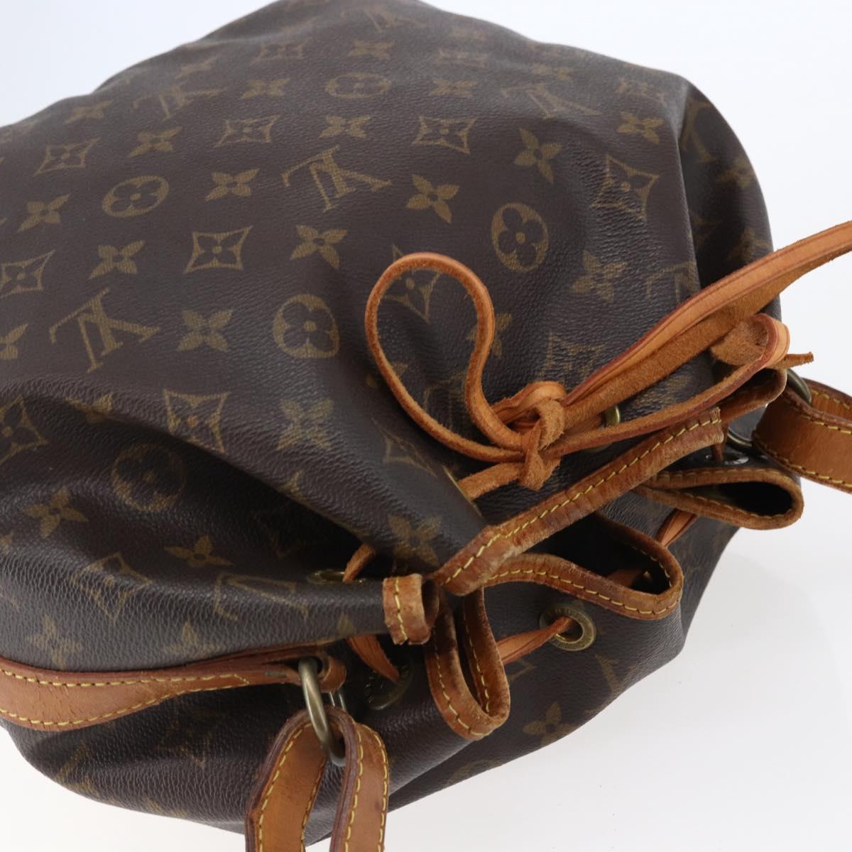 LOUIS VUITTON Monogram Petit Noe Shoulder Bag M42226 LV Auth ep11288
