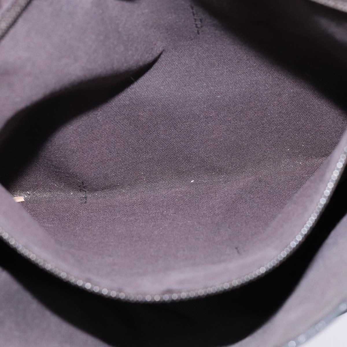 FENDI Shoulder Bag polyester Black Gold Auth ep11289