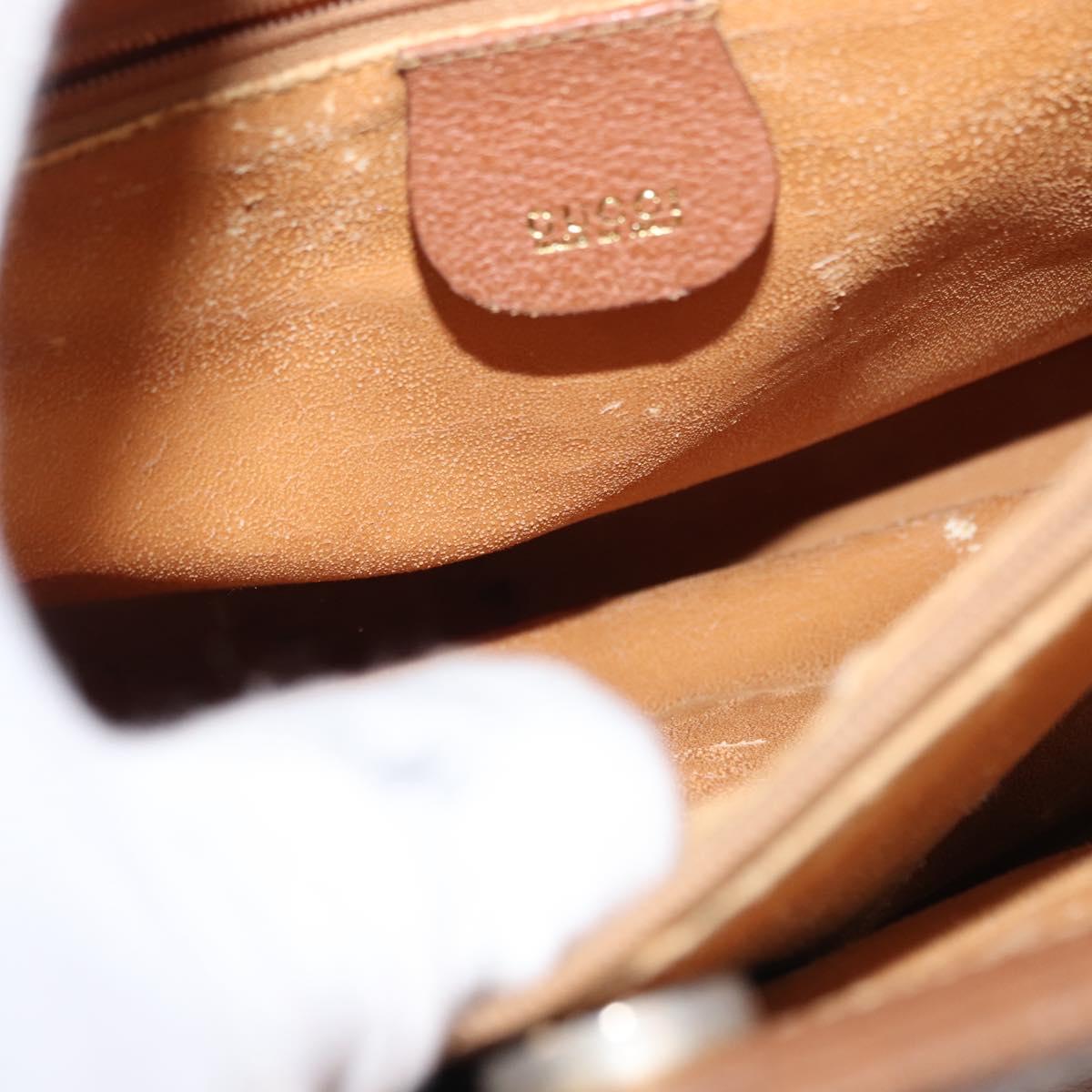 GUCCI Bamboo Hand Bag Leather Brown Gold 002 2853 0260 0 Auth ep11300