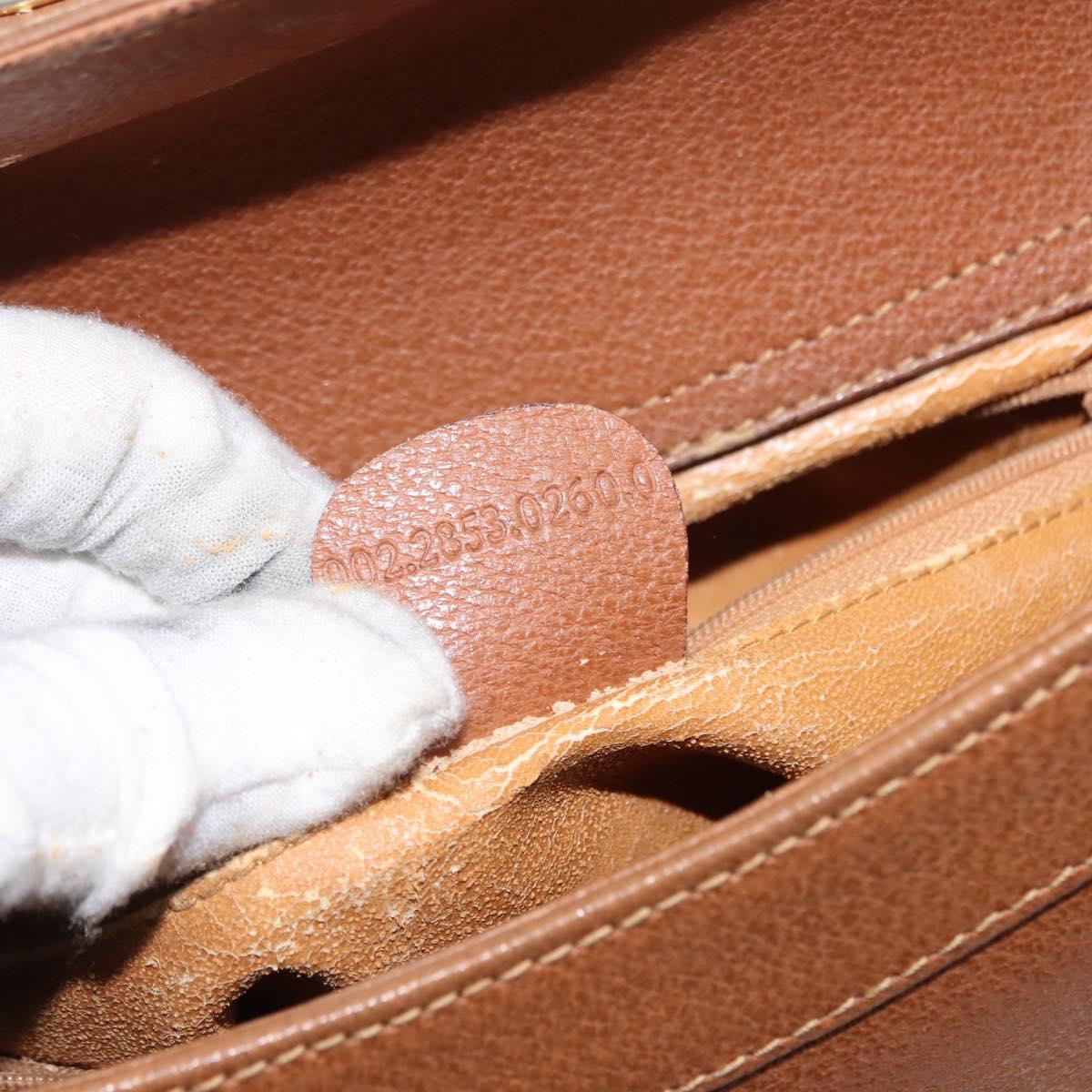 GUCCI Bamboo Hand Bag Leather Brown Gold 002 2853 0260 0 Auth ep11300