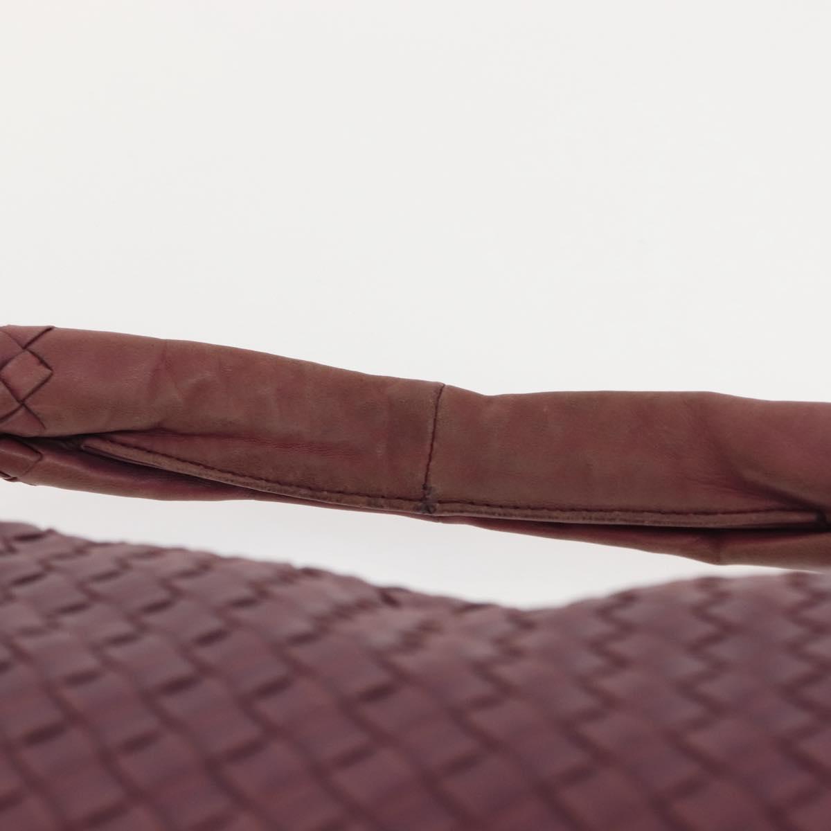 BOTTEGA VENETA INTRECCIATO Hobo Bag Leather Outlet Purple 115654 Auth ep11306