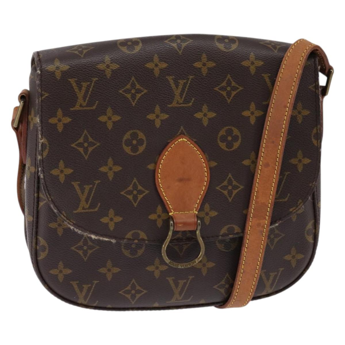 LOUIS VUITTON Monogram Saint Cloud GM Shoulder Bag M51242 LV Auth ep11308