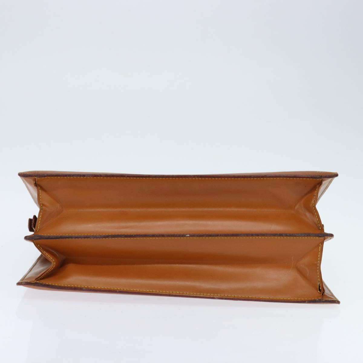 LOUIS VUITTON Epi Serviette Fermoir Bag Zipangu Gold M54358 LV Auth ep11319