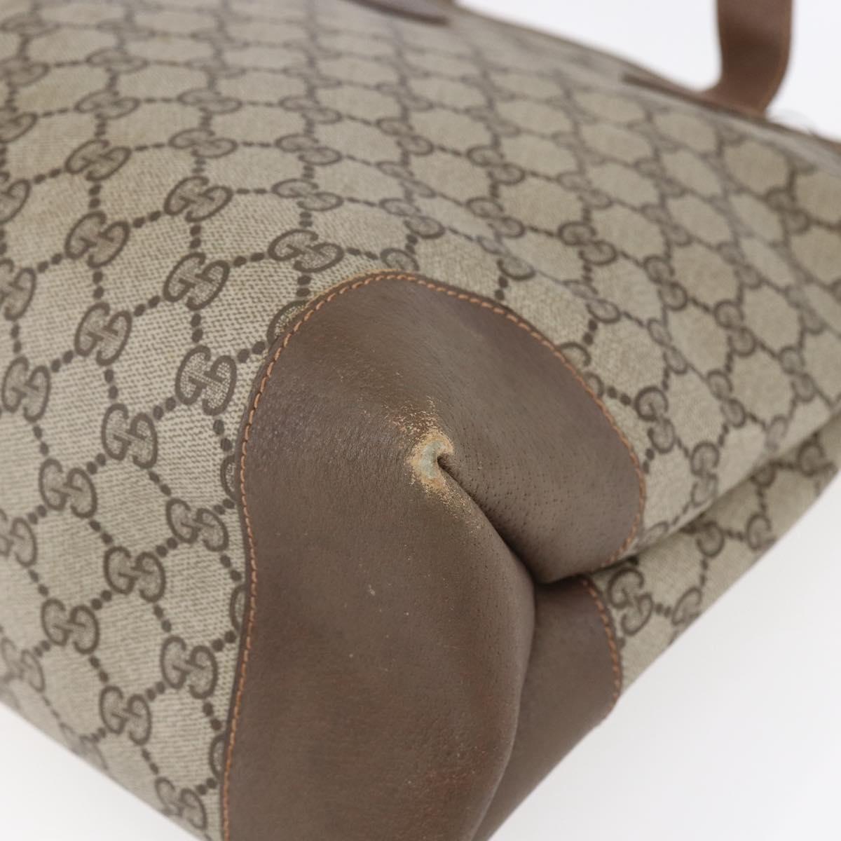 GUCCI GG Supreme Tote Bag PVC Beige 002 123 0093 Auth ep11324