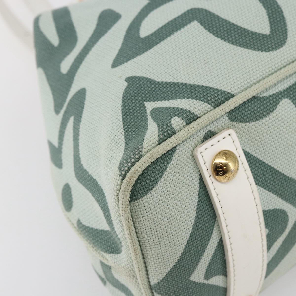 LOUIS VUITTON Cruise line Taicienne PM Bag Canvas Green M95678 LV Auth ep11328