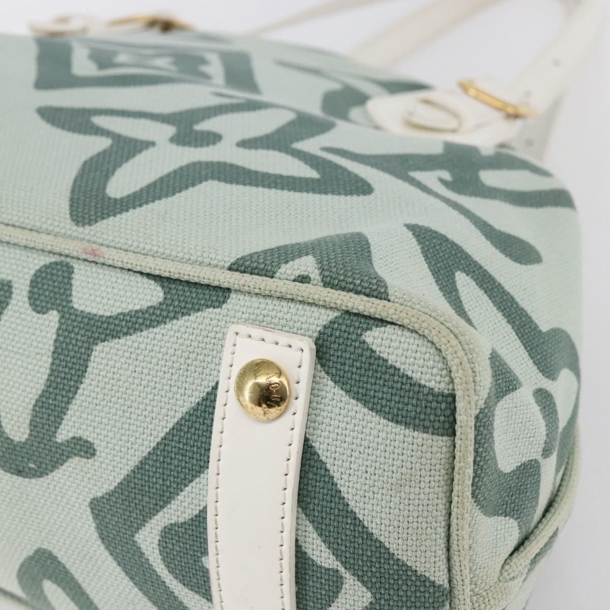 LOUIS VUITTON Cruise line Taicienne PM Bag Canvas Green M95678 LV Auth ep11328