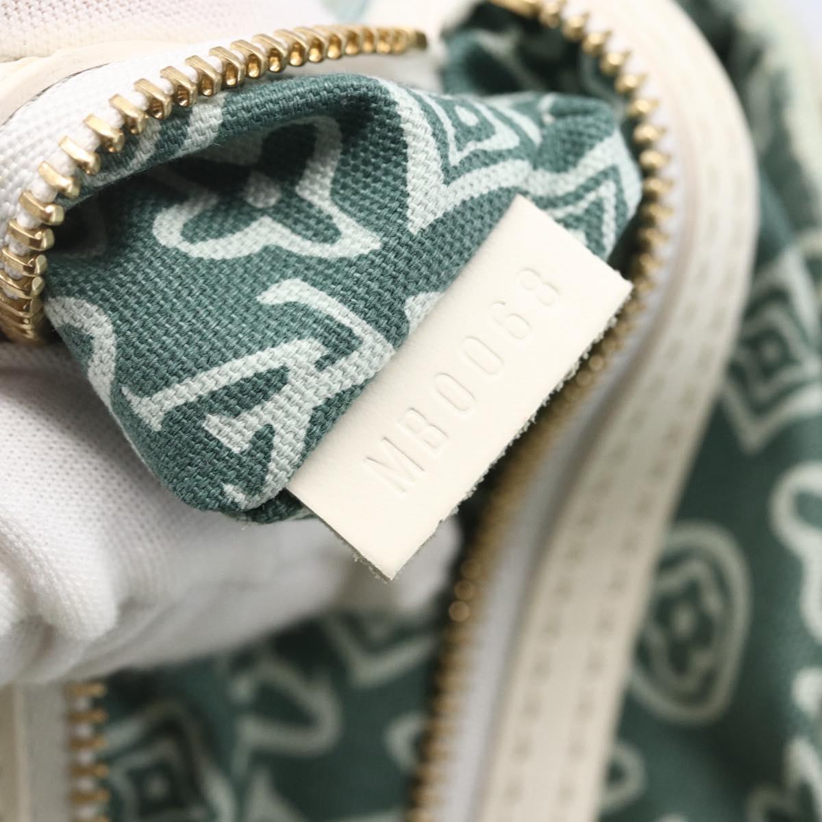 LOUIS VUITTON Cruise line Taicienne PM Bag Canvas Green M95678 LV Auth ep11328